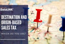 destination based sales tax